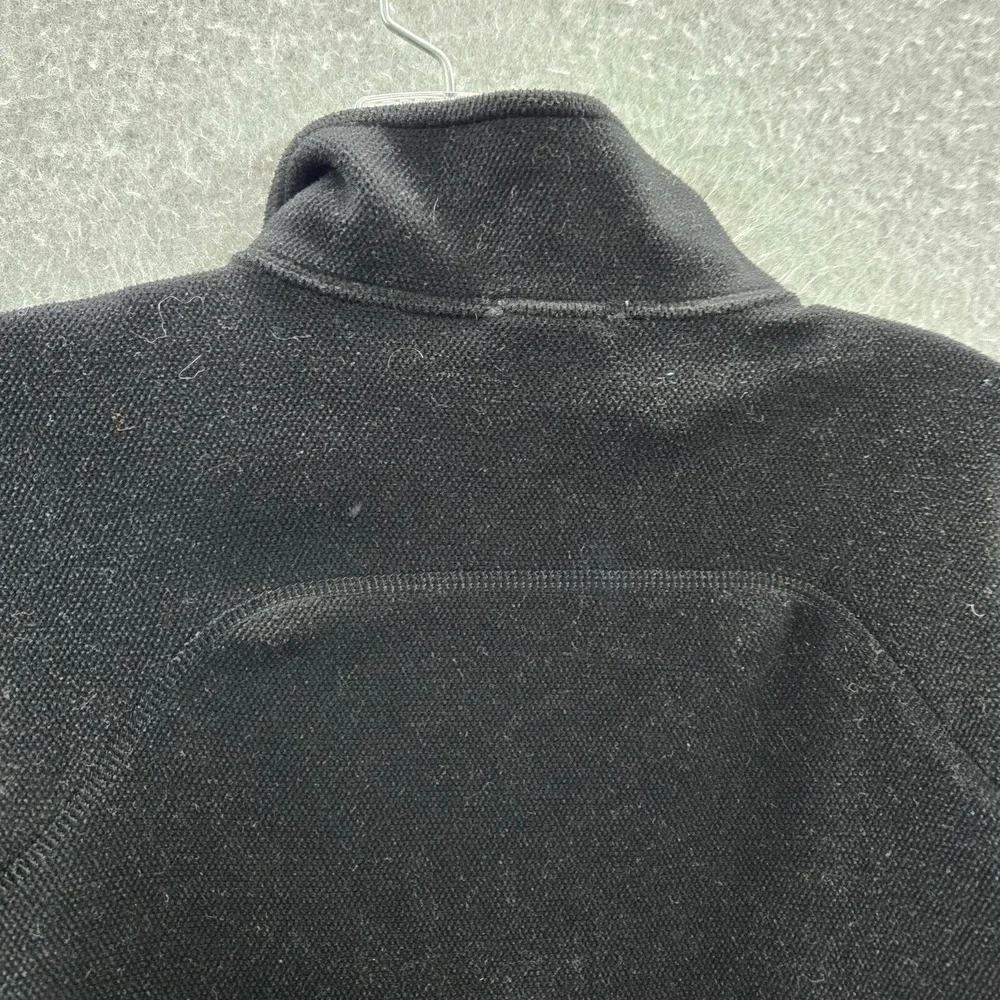 The North Face Men‎ Sweatshirt Small Black 1/2 Zip Pocket  Mock Neck Pullover